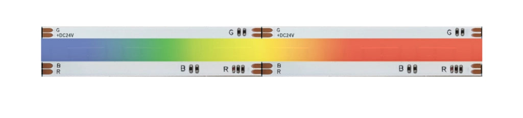 Striscia led COB IP20 5m RGB 24V 15W/MT