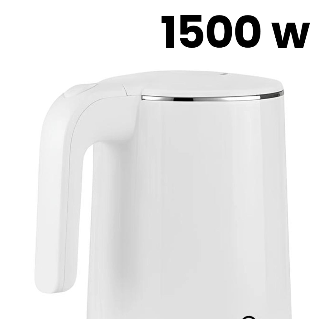 Bollitore Elettrico 0.9L 1500W con Spegnimento Automatico Riscaldamento Rapido Bianco Avizar
