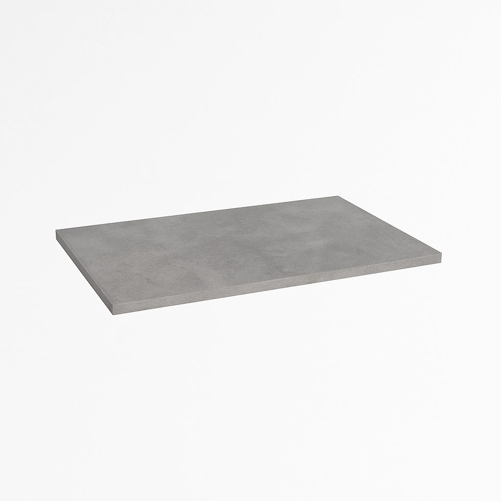 TOP IN LEGNO PER BASE MOD. UNIKA- cm 70x46x1,8 Olmo Cemento- DH- pezzi 1