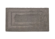 Tappeto Casa Bagno Cotone Spugna Morbida Tinta Unita Antiscivolo Sirio Carbonio - 55x100 - Carbonio