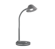 Lampada Tavolo Studio Scrivania 3W Led Flessibile Antracite Berry GD Trio