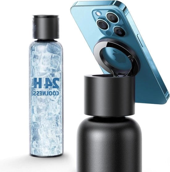 Bottiglia da 750 ml con chiusura Magsafe - acciaio inossidabile magnetico - fitness e sport - uomini donne bambini - doppio strato isolante termos -