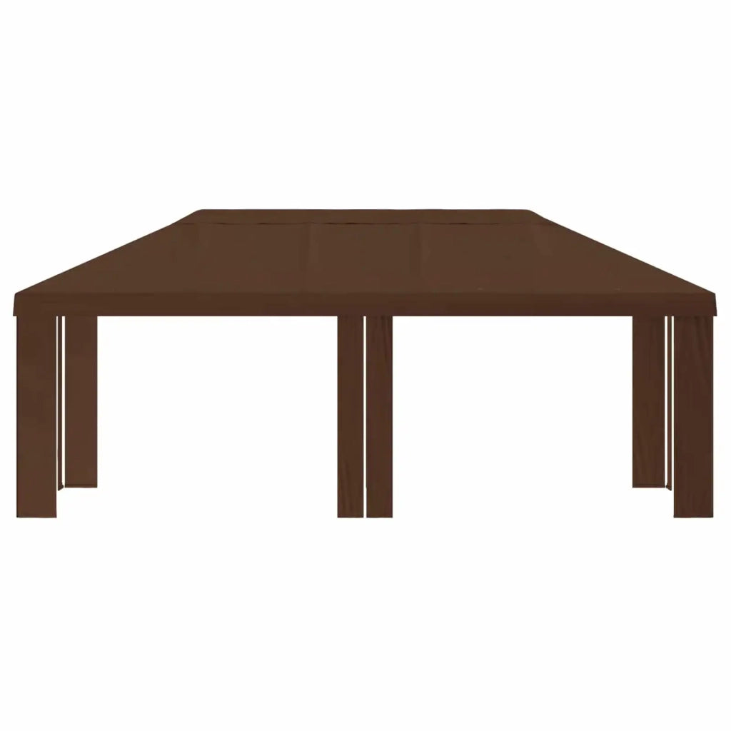 Copertura per Gazebo 6 x 3 m Marrone Poliestere 190 900434