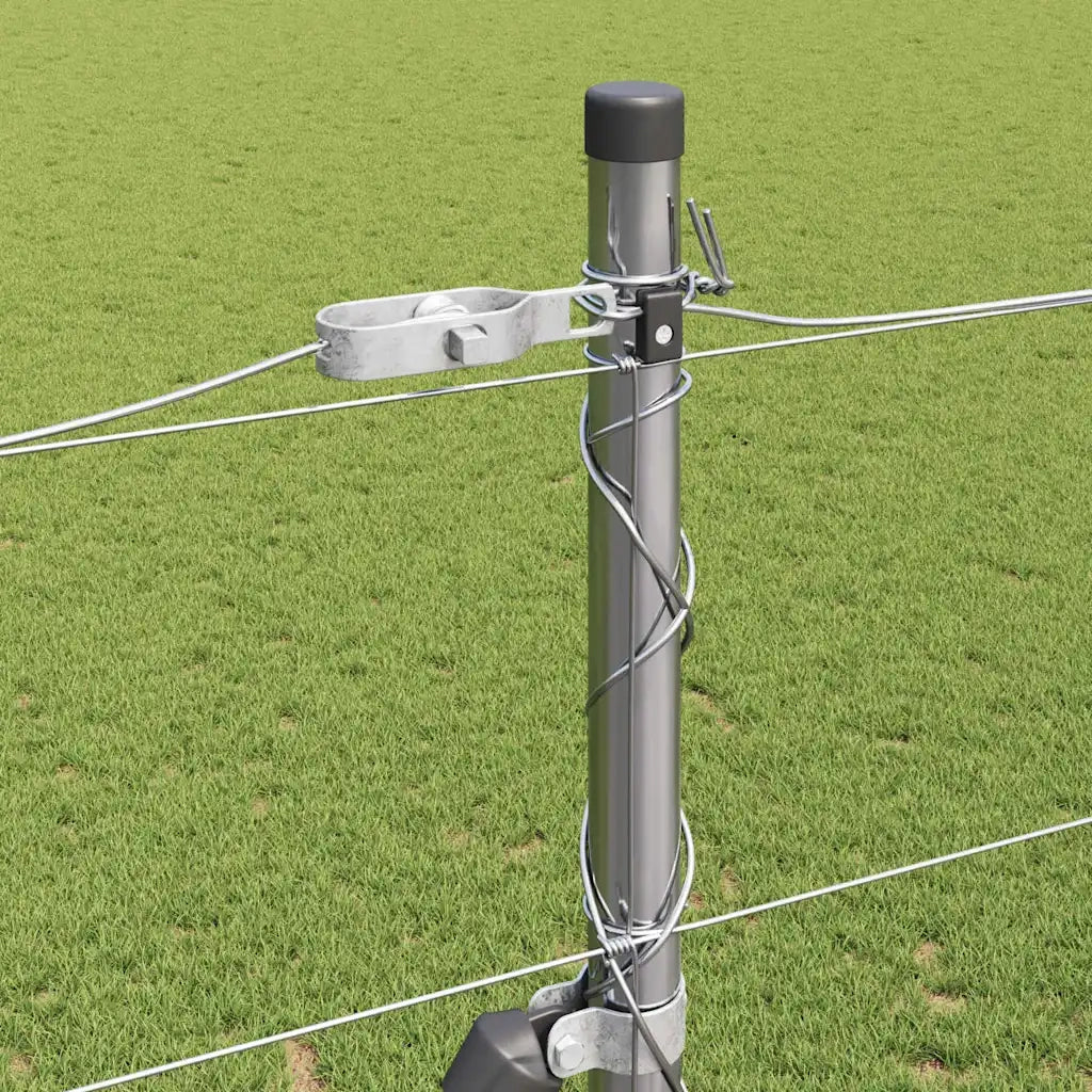 Palo della recinzione Zincato 25 x 1,6 m Acciaio 3351523