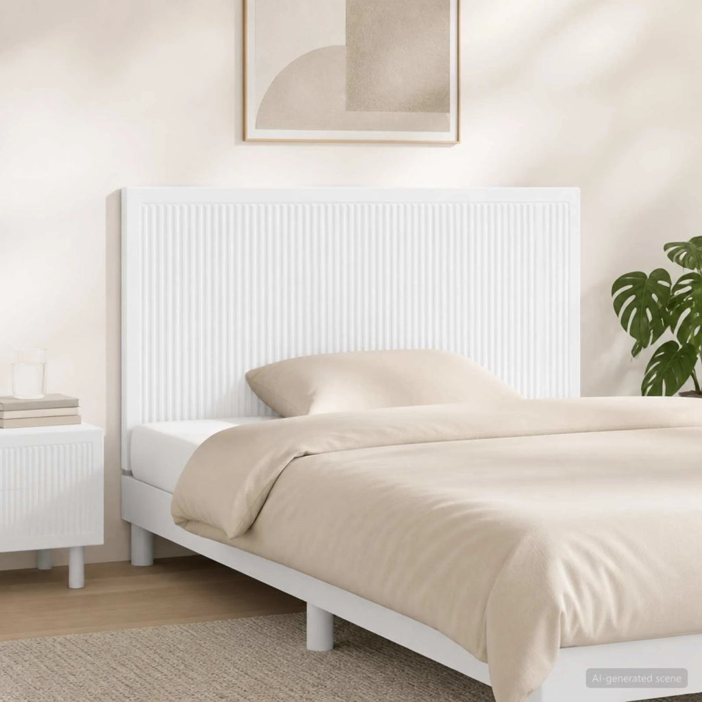 Testiera da Muro EDE Bianco Legno ingegnerizzato 896095