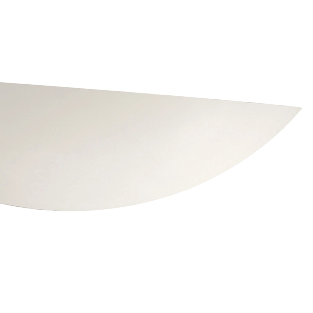 Applique Contemporanea Malta Porcellana - Ceramica Bianco 1 Luce E27