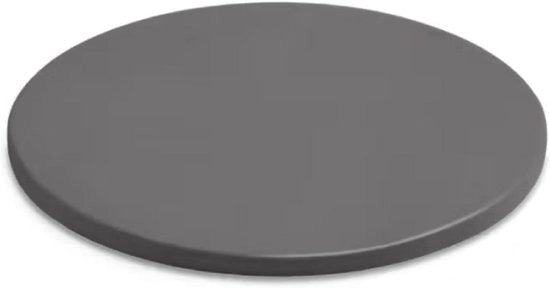 Pietra per Pizza in Cotto a Rondolo | Accessori per Barbecue | 26cm - Nero (18413)