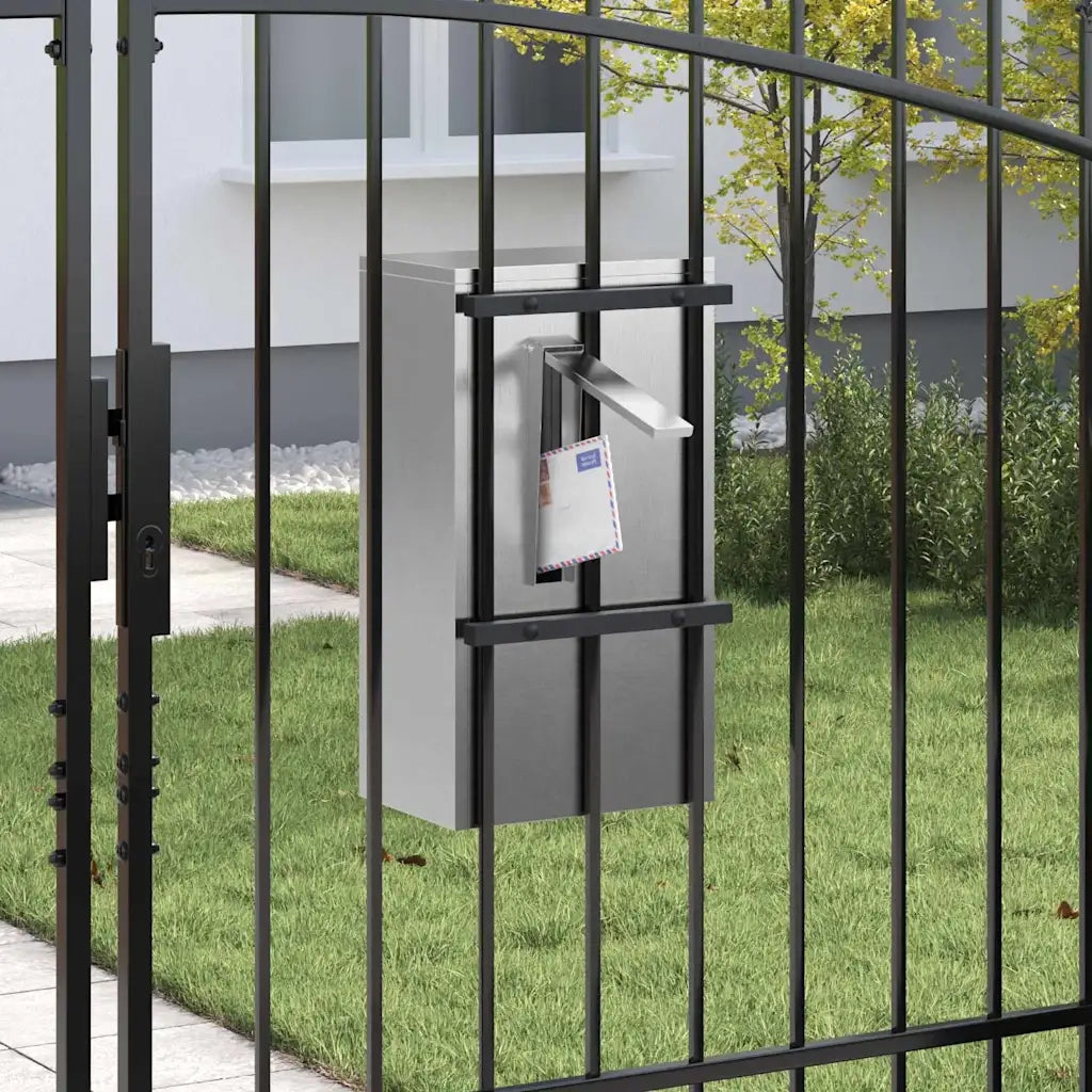 cassetta postalepastkastei con porta Argento 30 x 20 x 55 cm CFW2991092