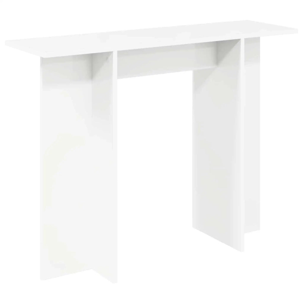 Tavolo consolle Bianco 100 x 30 x 75 cm Legno ingegnerizzato 8001167