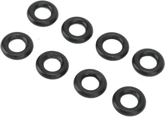 Kit di guarnizioni O gomma in gomma - 8 pezzi per iniettori di carburante - Migliorata tenuta ermetica - Adatto per diversi modelli - Duraturo e affidabile