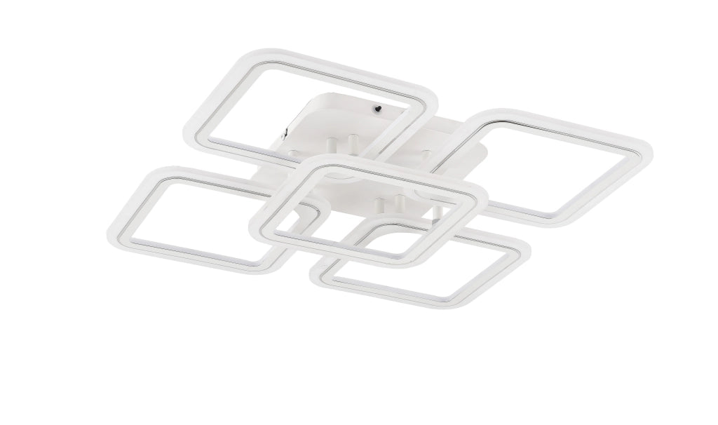 Plafoniera LED geometrica bianca 55W Stellar Zuma Line