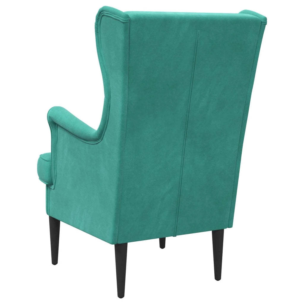Poltrona | Sedia Relax Turchese Velluto
