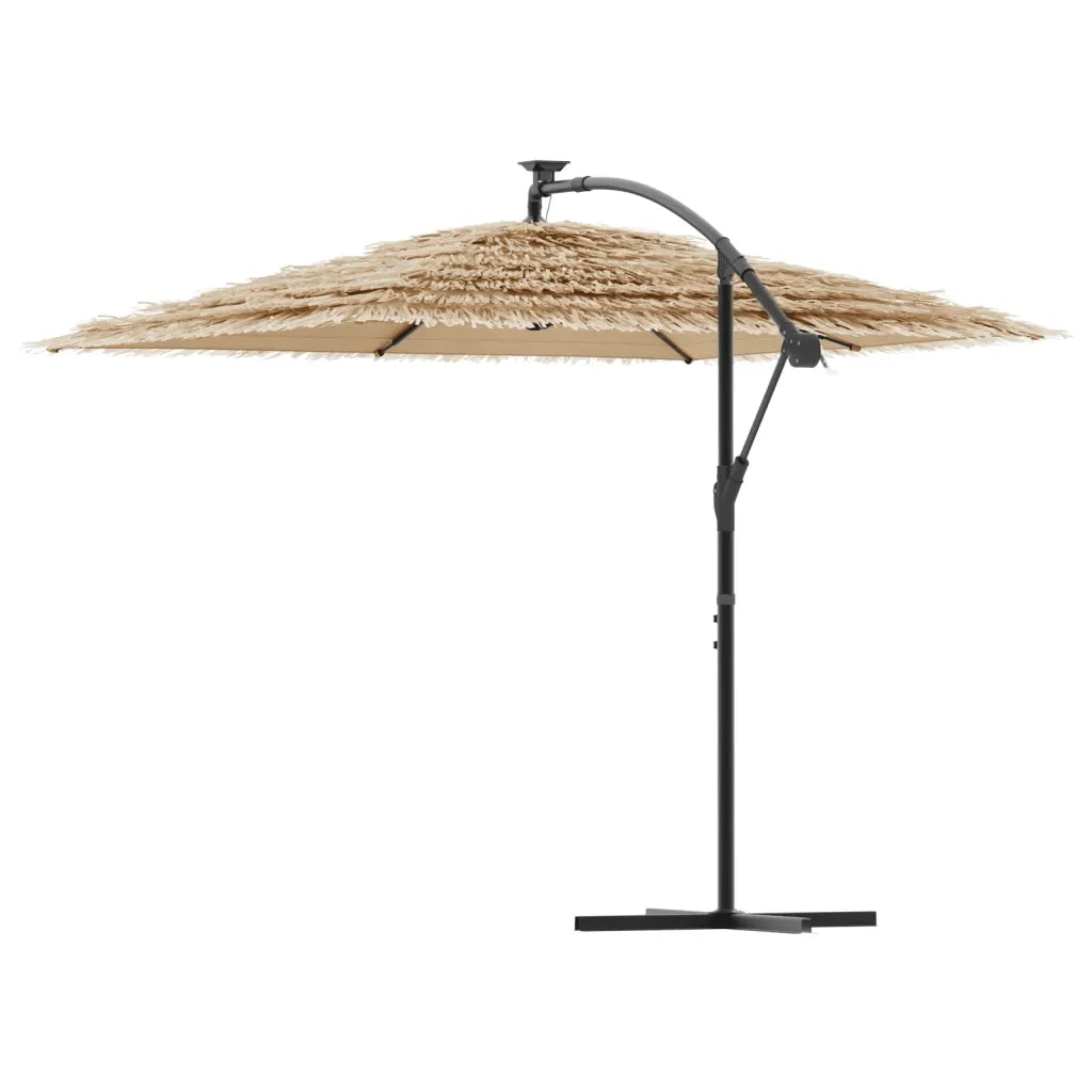 Ombrellone Giardino con Palo in Acciaio Marrone 290x290x238 cm 4005082