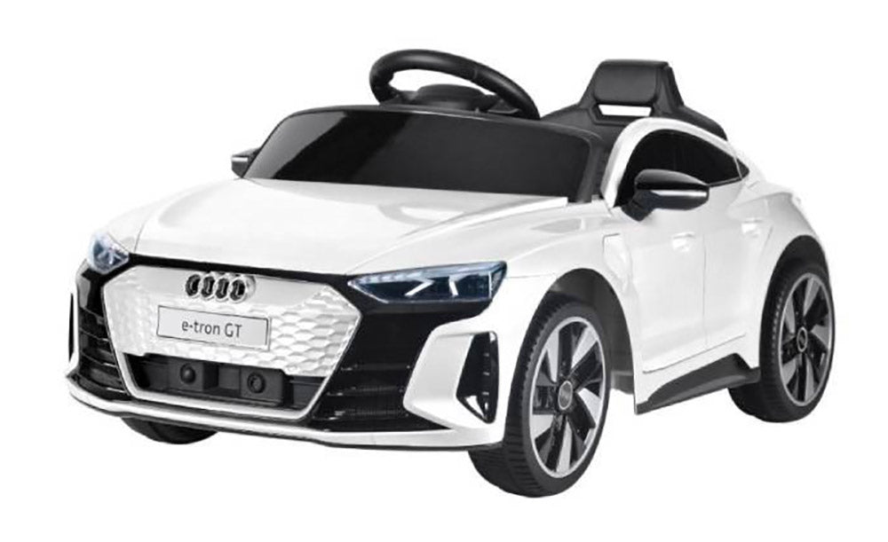 Macchina Elettrica per Bambini 12V Audi Etron GT Bianco