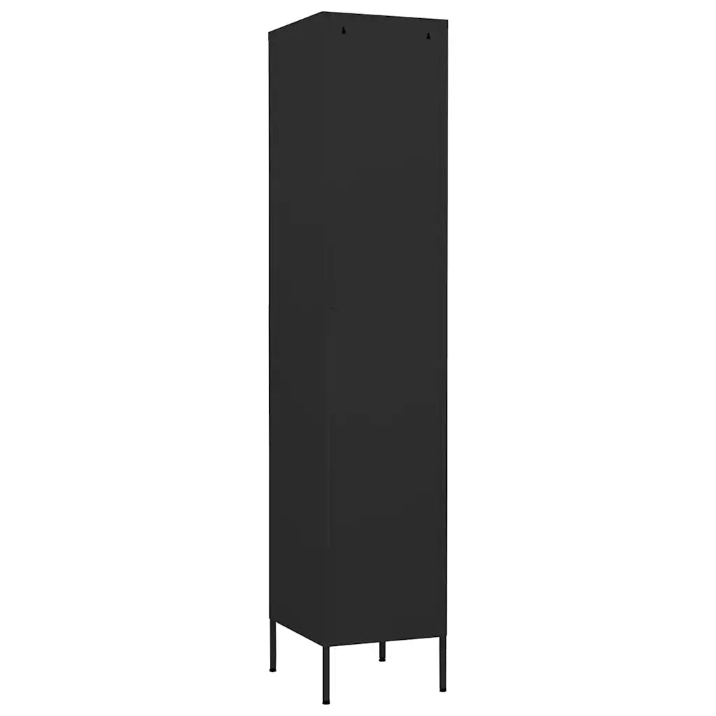 Armadio Nero 35x46x180 cm in Acciaio cod mxl 53832