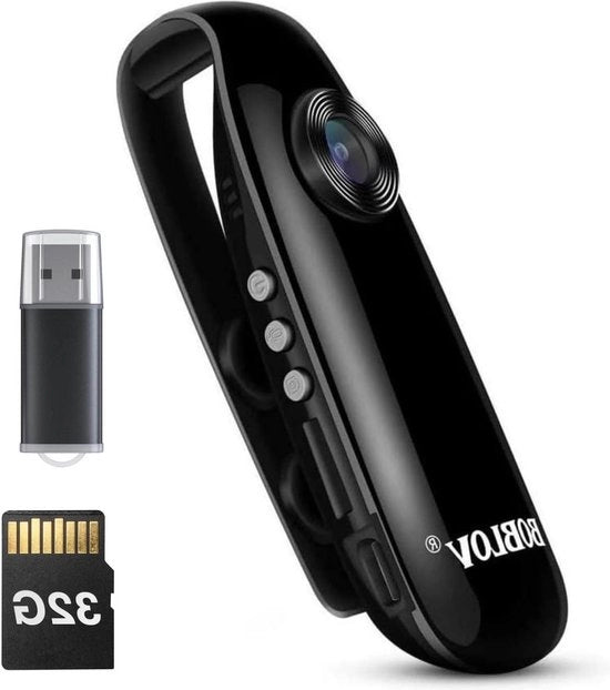 1080p Full HD mini-camera per motociclisti e ciclisti sportivi con memoria di 32 GB