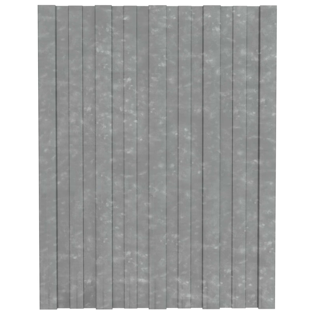 Pannello per tetto 36 pcs Argento 60 x 45 cm Acciaio zincato 42047108