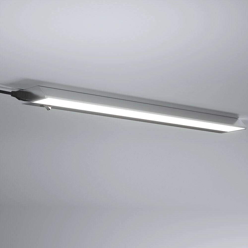 Lampada Luce Sottopensile 90 cm Mobili Cucina Armadio Barra 90 LED in Alluminio