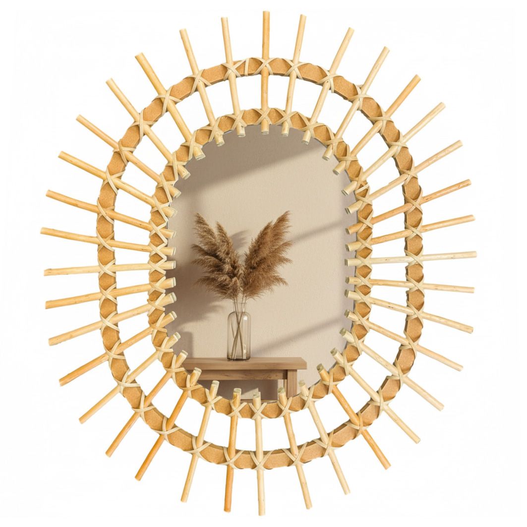 Specchio Da Parete Boho 57cm Qdj5749