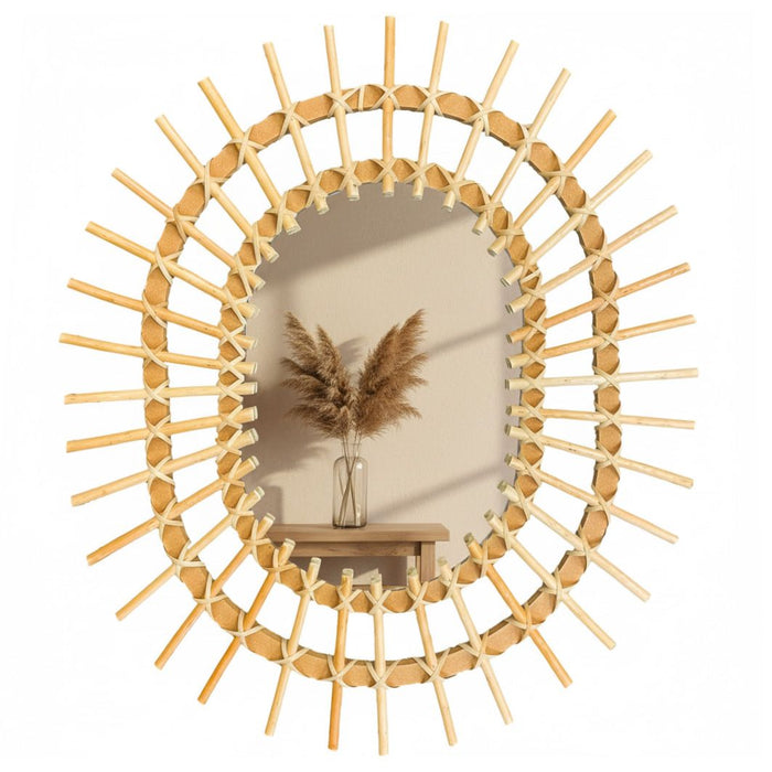 Specchio Da Parete Boho 57cm Qdj5749