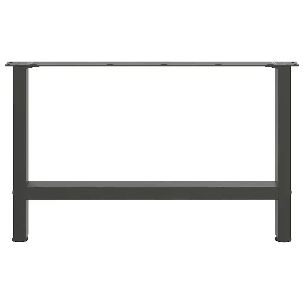 Gambe per Tavolino da Caffè Antracite 2 pz 70x(42-43) cm Acciaio 4013290