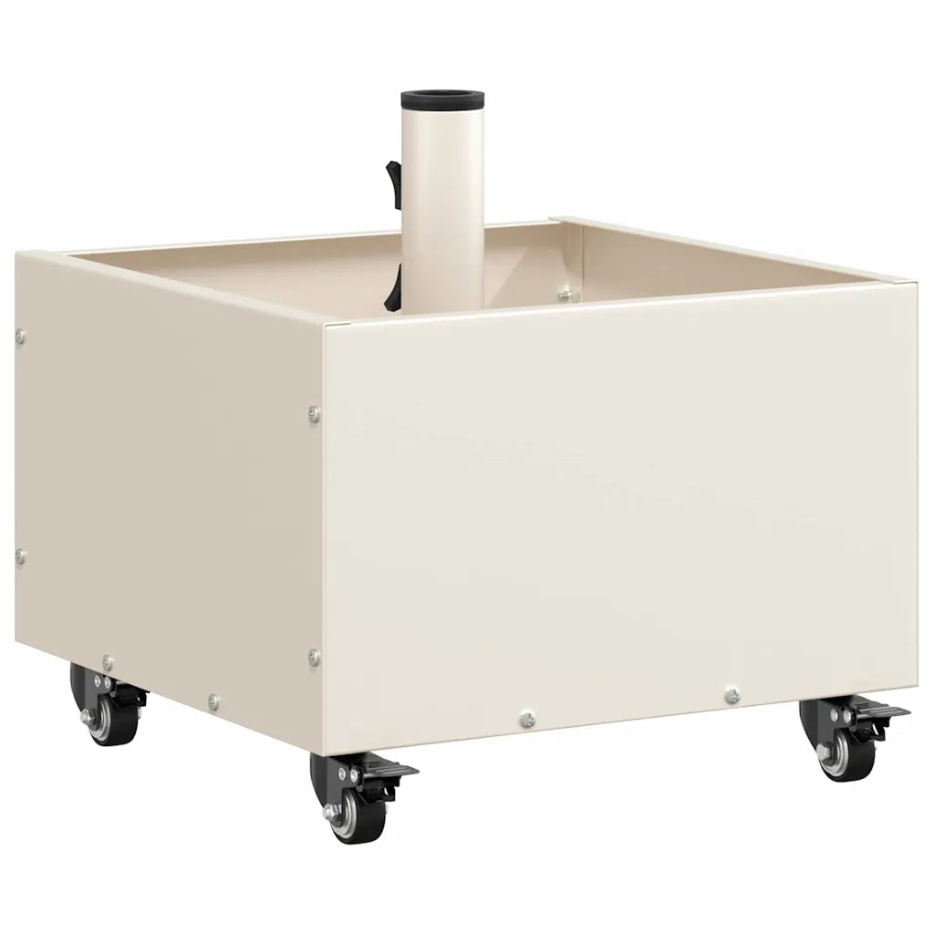 Base per ombrellone Bianco 45 x 45 x 45 cm Acciaio 42010369