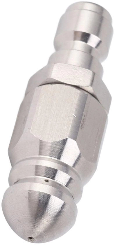 Spout per scarico - Alta pressione - Acciaio inossidabile - 1/4 pollice Connettore rapido - 56 mm - Pulitore efficace - Materiale duraturo