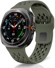 Bracciale Sport - Verde Militare - Banda di Ricambio - Adatto per Samsung Galaxy Watch Ultra - 47mm