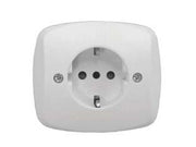 10pz placca presa schuko 16a+t "venus" - mm.76x76 (1820.d) cod:ferx.fer153799