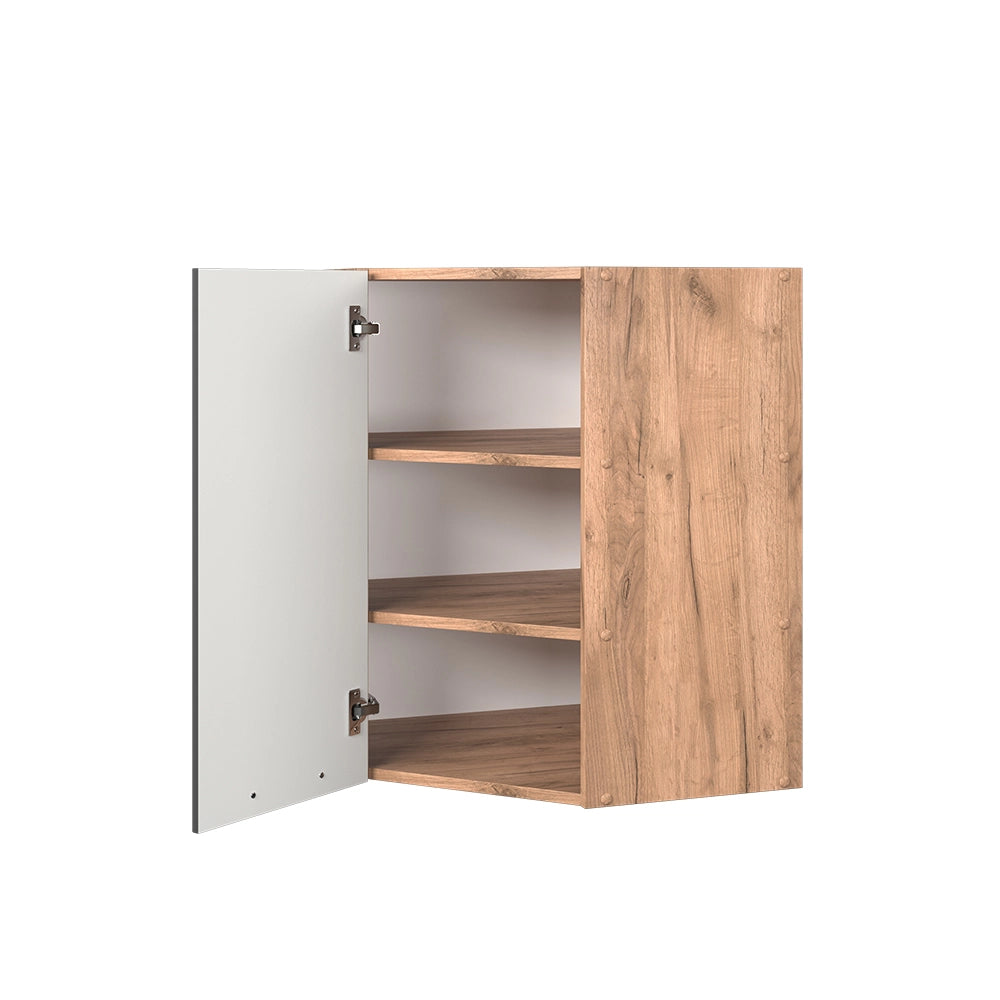 Vicco Mobile angolare da cucina Bianco casa di campagna 57 cm