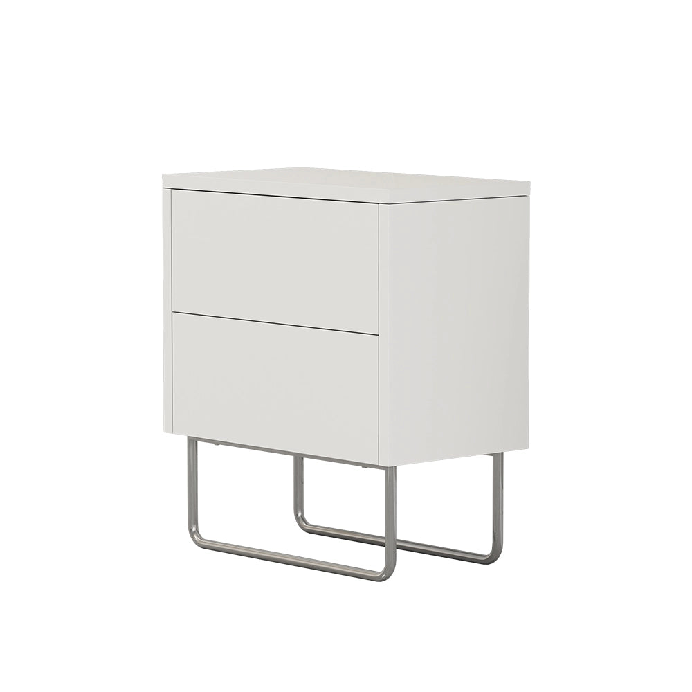 Vicco Comodino camera da letto Bianco 45 x 50 cm