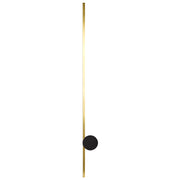 Lampada da parete a LED Oro Alluminio Nero Ferro Base 90 cm Luce Illuminazione Camera da letto Soggiorno Design Moderno
