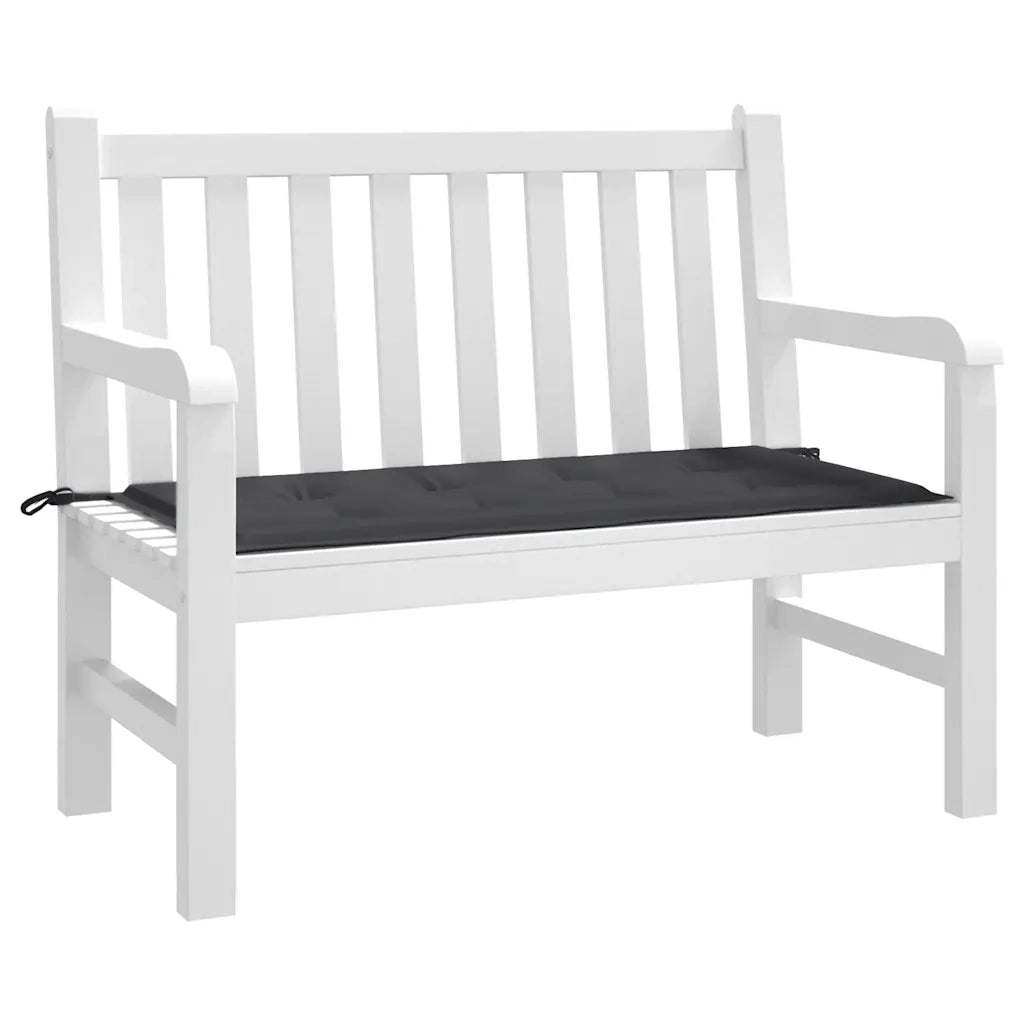 Cuscino per Panca Nero 100x50x4 cm in Tessuto Oxford 47617