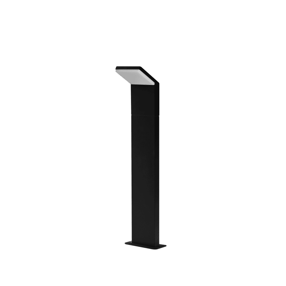 Paletto a led da esterno moderno IP54 9W 60CM Nero CCT 2200K/2700K/3000K On/Off