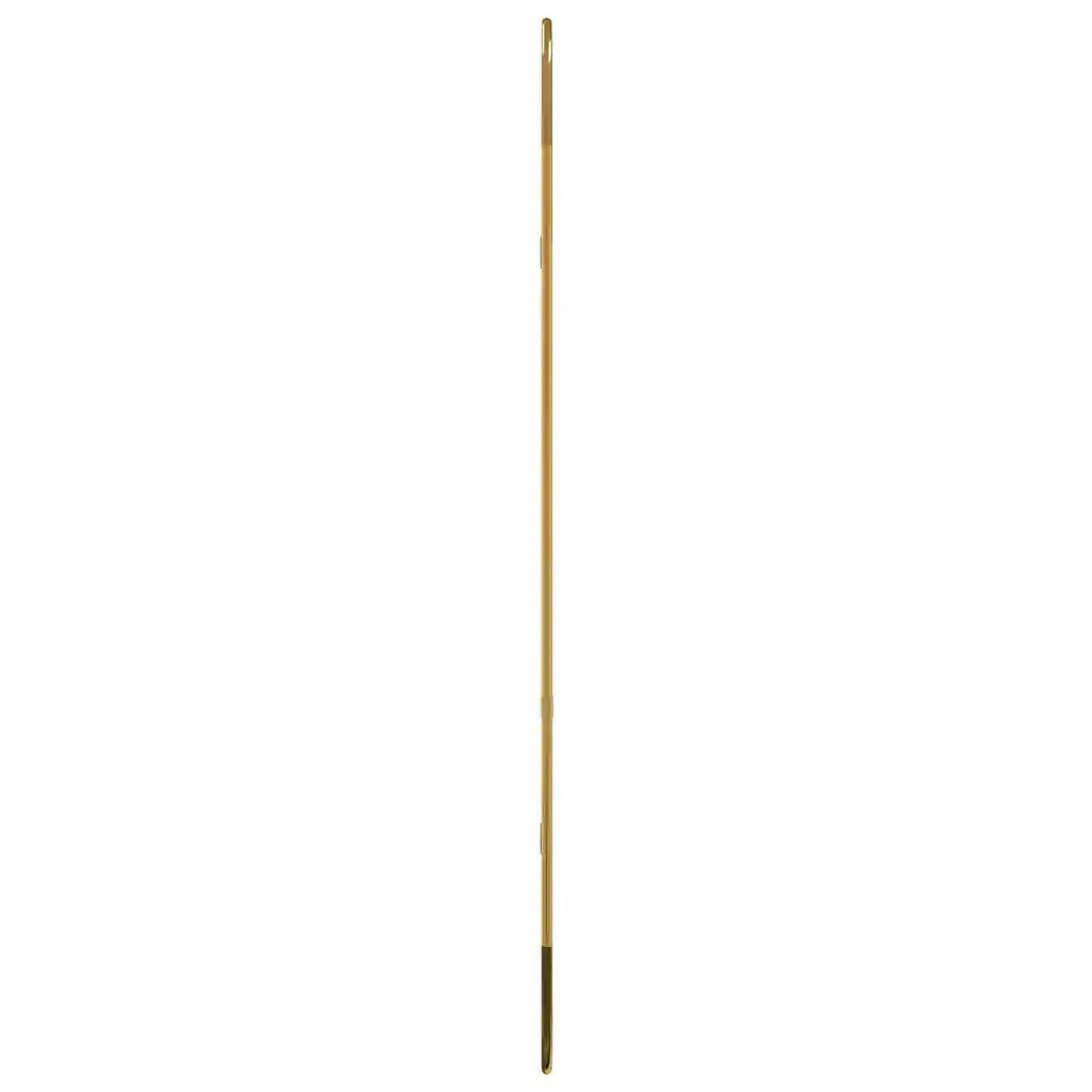 Specchio da Parete Dorato 80x35 cm Ovale 348199