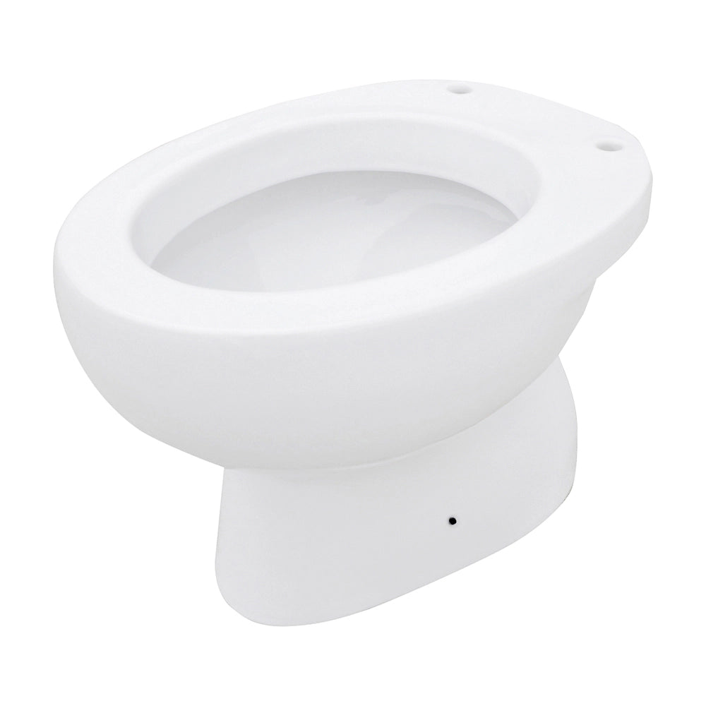 Vaso infanzia H 31 bianco in ceramica con scarico a pavimento