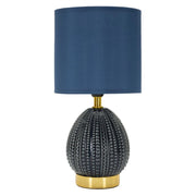 Lampadelle A Da Comodino Flavi Blu cm ø 15x30,5