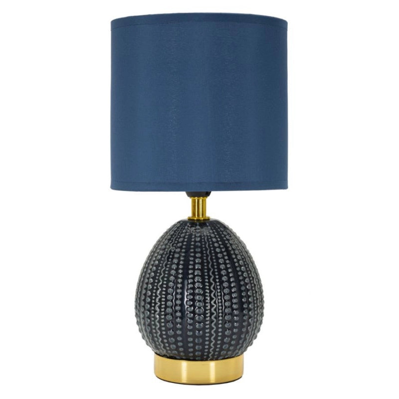 Lampadelle A Da Comodino Flavi Blu cm ø 15x30,5