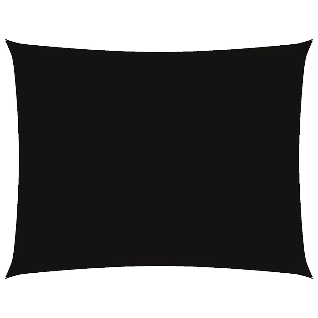 Parasole a Vela Oxford Rettangolare 3,5x5 m Nero