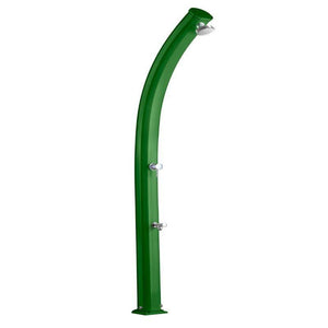 Doccia Tradizionale In Alluminio Jolly Con Miscelatore E Lavapiedi Colore Verde Scuro Cv-A525/6016