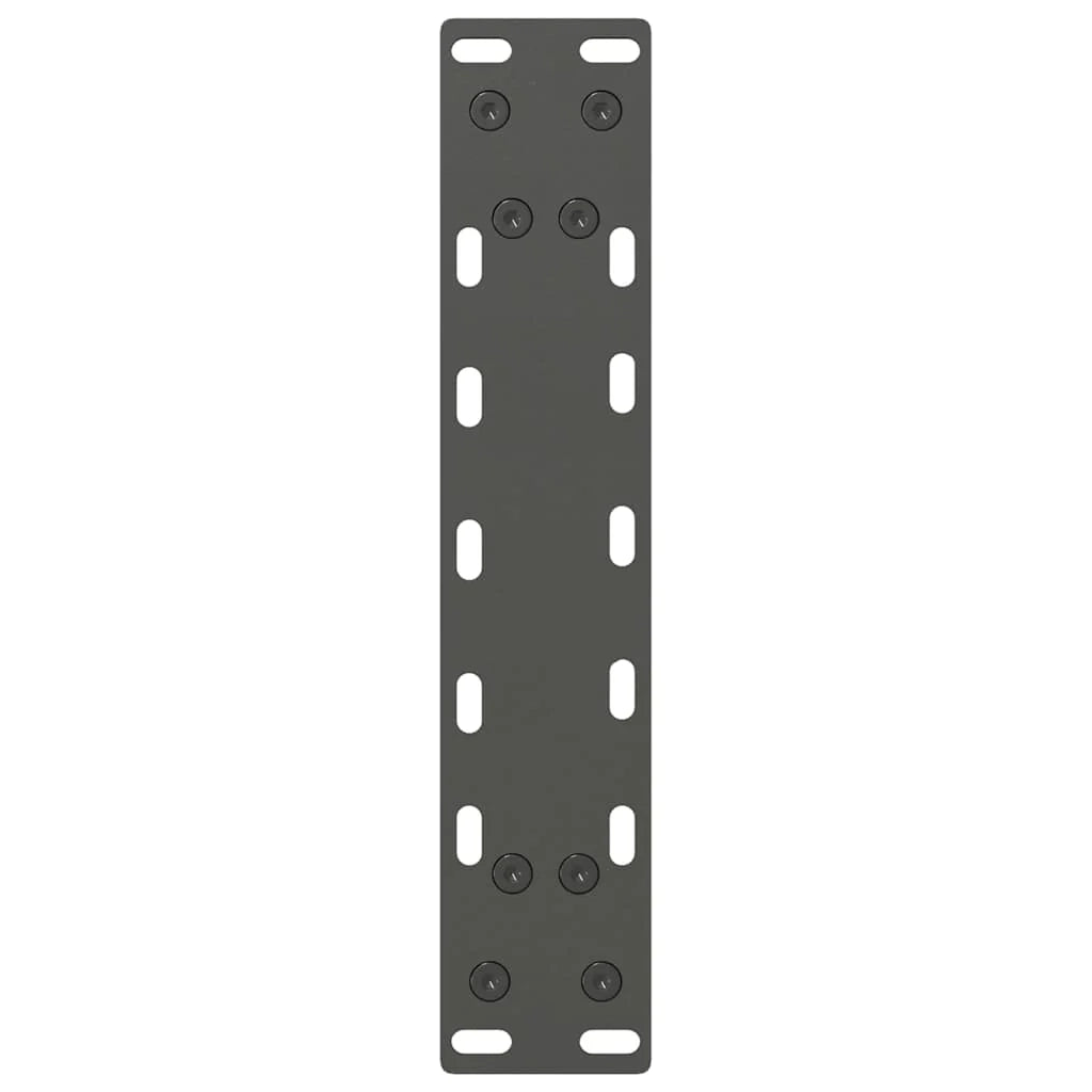 Set di 2 gambe quadrate per tavolino da caffè con livelli regolabili 30 x 30 cm in acciaio antracite 02_0057494