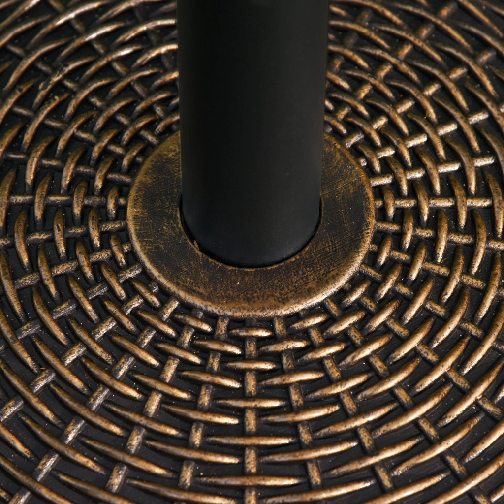 Base per Parasole Tondo ¨C Zephmum ¨C Nero 53x40 cm 25 kg