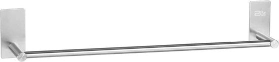 Stang per asciugamani autoadesiva 55 cm - Acciaio inossidabile - Resistente all'acqua e alla ruggine