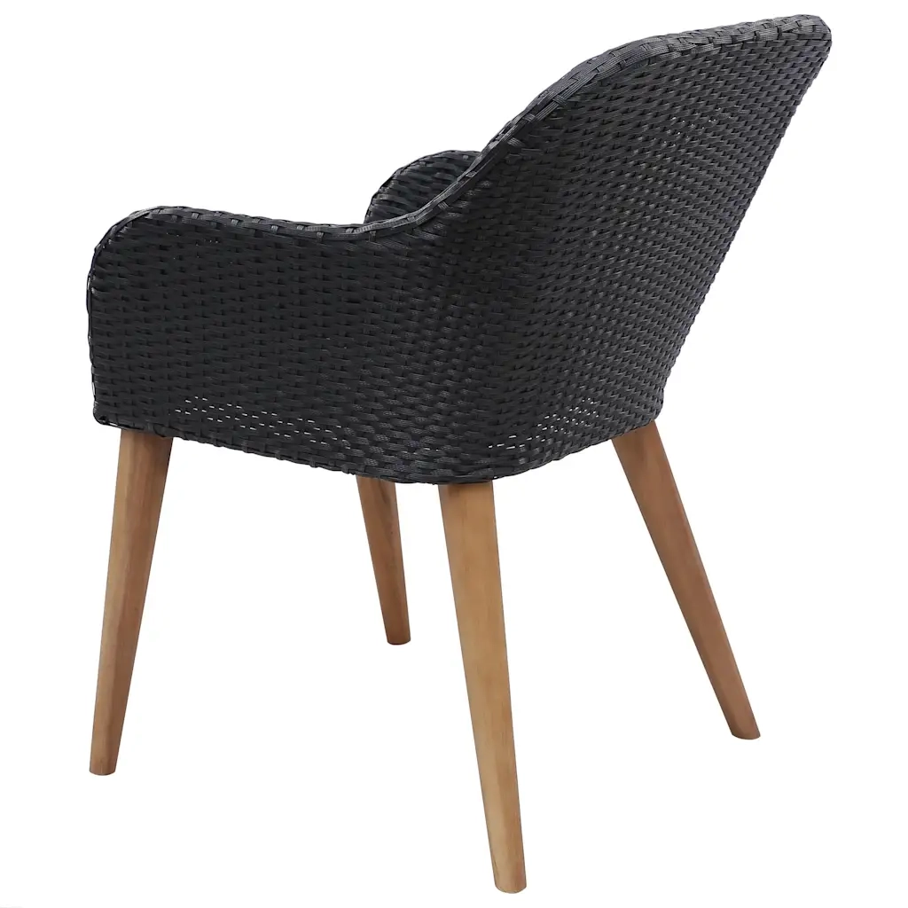 Set da Pranzo da Giardino 9 pz Nero cod mxl 42181