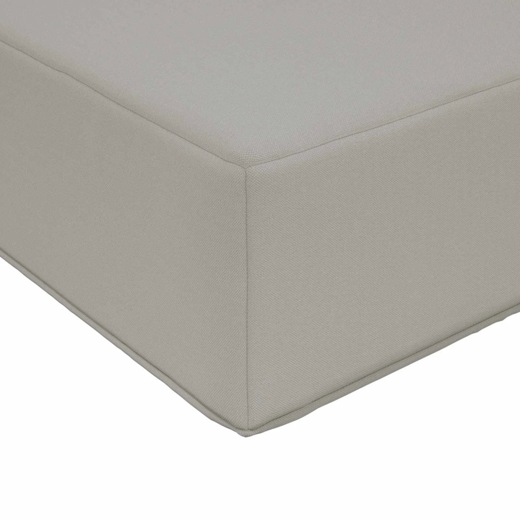 Cuscino per divano da esterno 3 pcs Grigio Poliestere