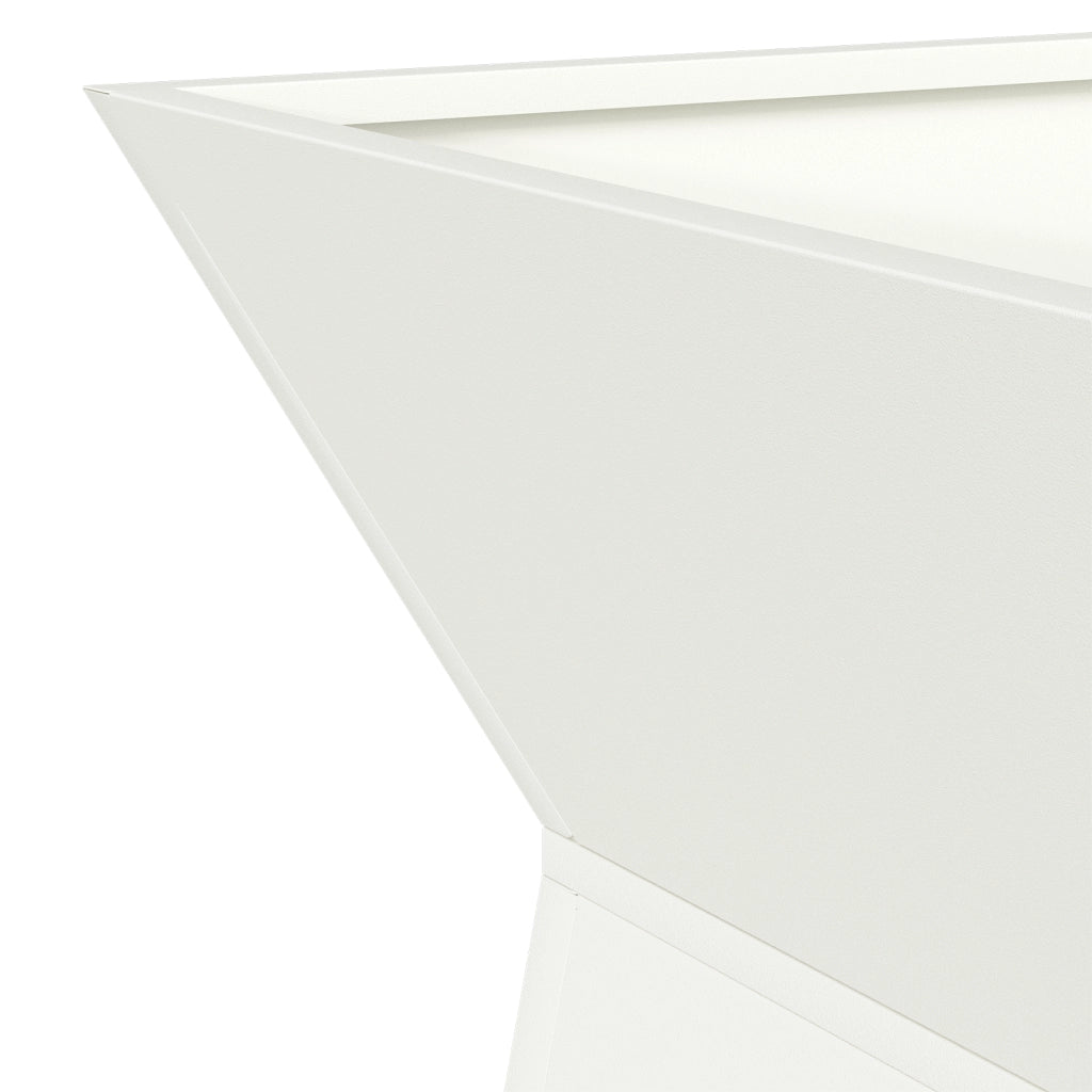 Supporto per Piante Bianco Plastica Medio Intarsi Decorativi