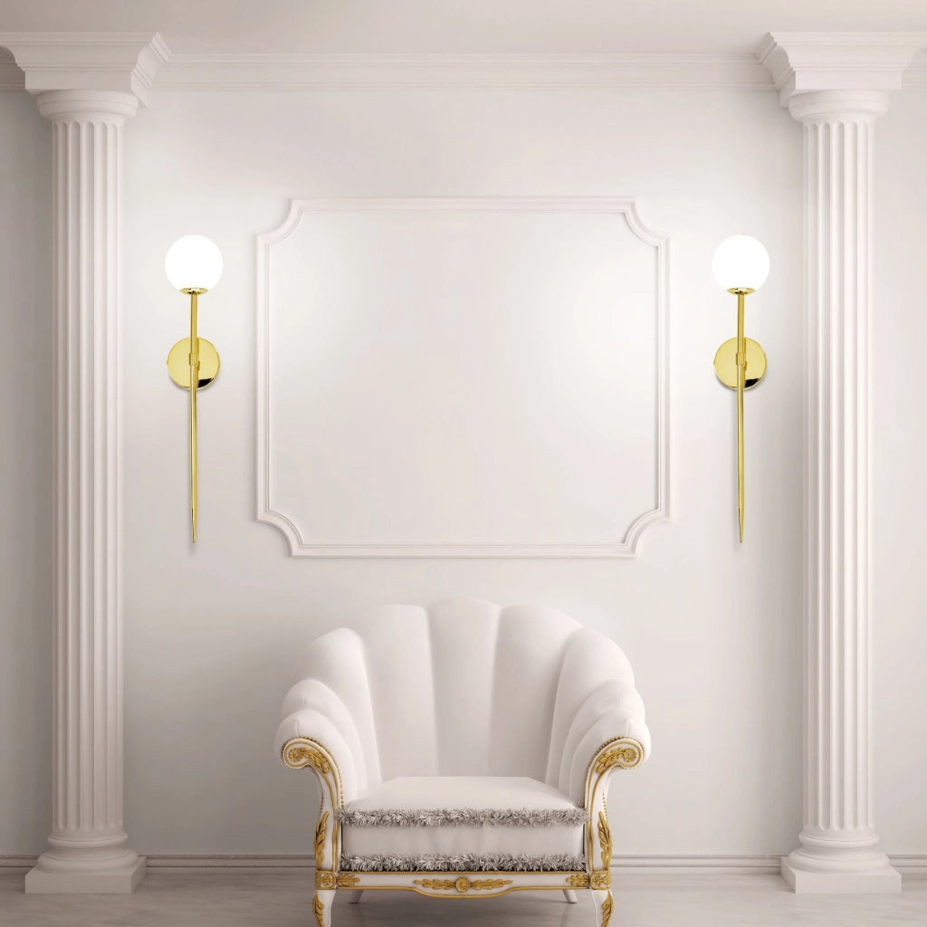 Lampada Da Muro Oro Moderno 52cm APP578-1W