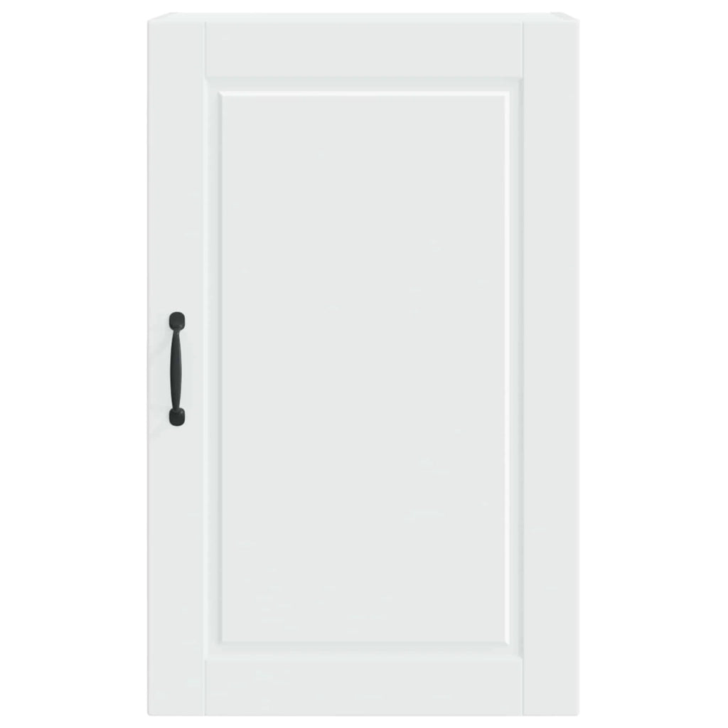 Mobile da cucina moderno da parete 50 x 31 x 80 cm design elegante pratico contenitore in legno ingegnerizzato bianco 02_0054379