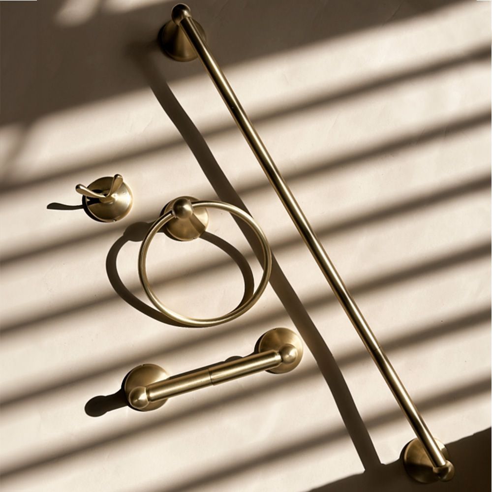 Portasciugamano Da Bagno Brush Gold 332870 Retro