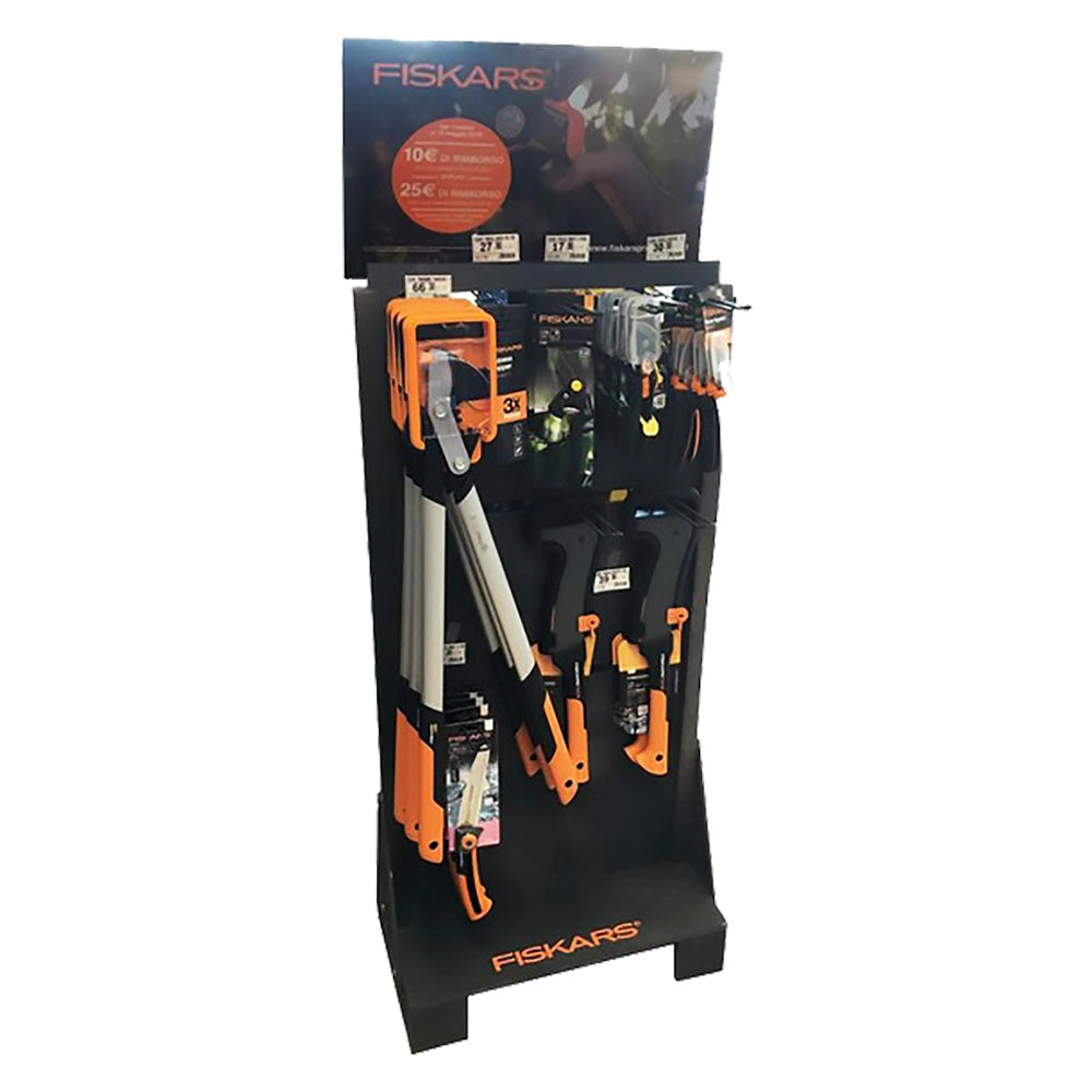 ESPOSITORE BIFACCIALE cm. 60 x 40 x h.130  - FISKARS